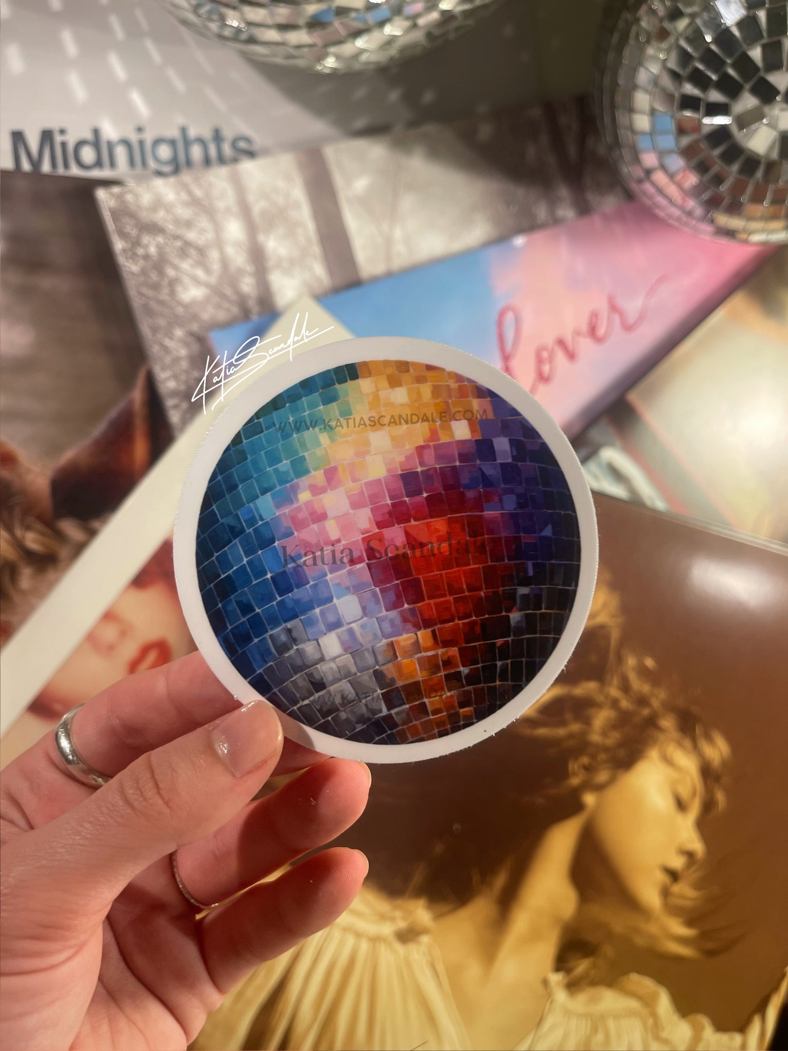 The Eras Mirrorball Sticker – Katia Scandale